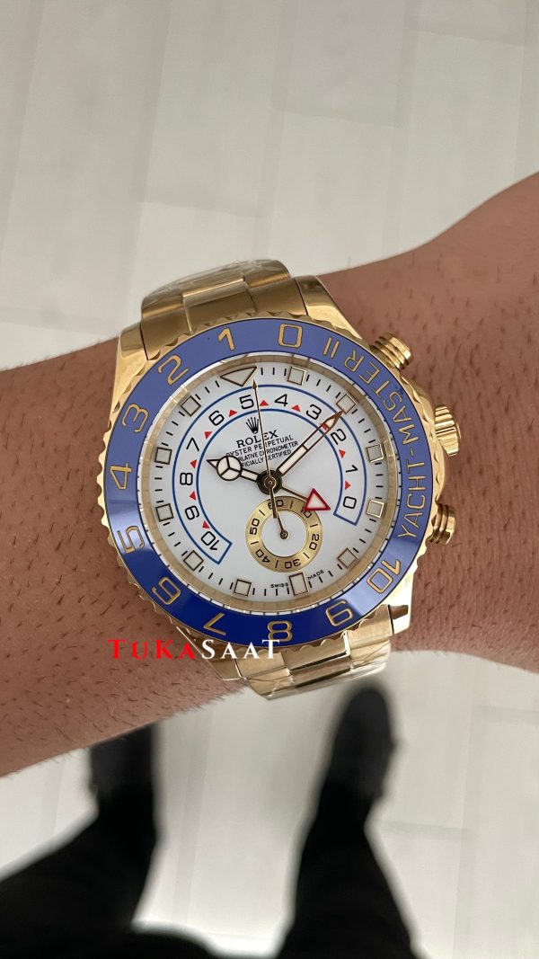 Rolex Yacht Master II 116688 Gold 44mm Replika Saat Rolex Yacht Master II 116688 Gold 44mm Replika Saat