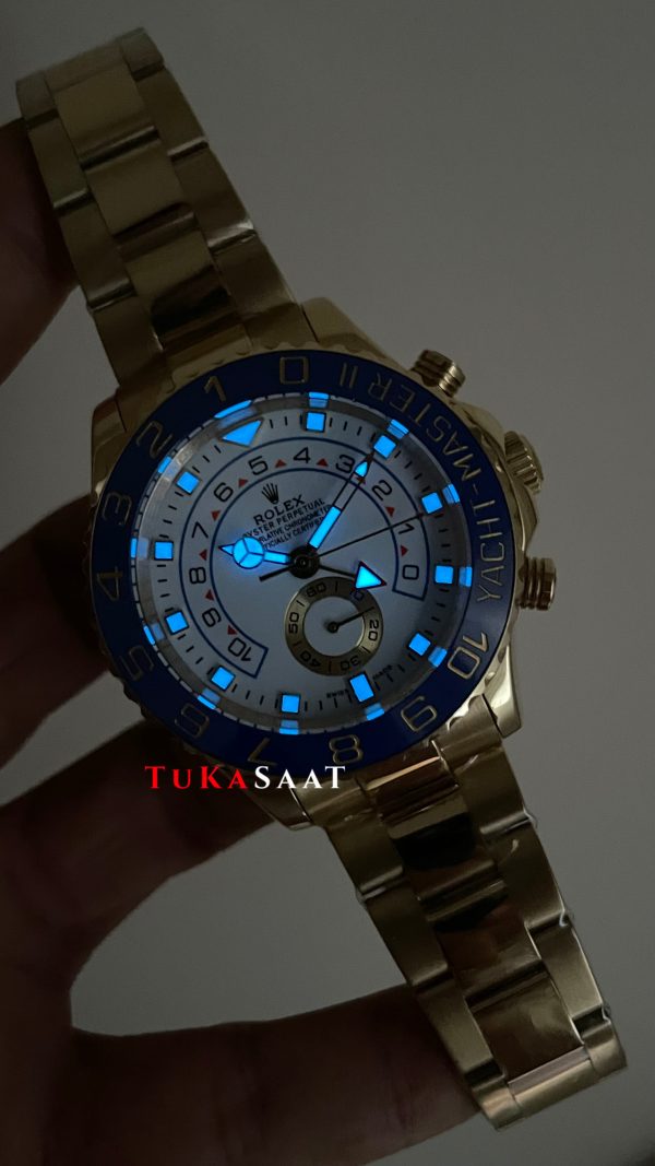 Rolex Yacht Master II 116688 Gold 44mm Replika Saat Rolex Yacht Master II 116688 Gold 44mm Replika Saat