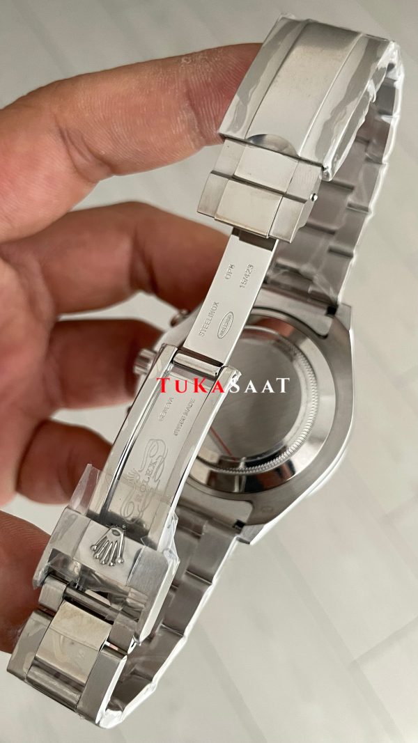 Rolex Yacht Master II Mercedes Hands 44 mm 116680 Silver Replika Saat Rolex Yacht Master II Mercedes Hands 44 mm 116680 Silver Replika Saat