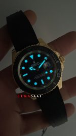 Rolex Yacht Master Oysterflex Rubber 226658 Gold 42mm Replika Saat