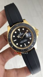 Rolex Yacht Master Oysterflex Rubber 226658 Gold 42mm Replika Saat