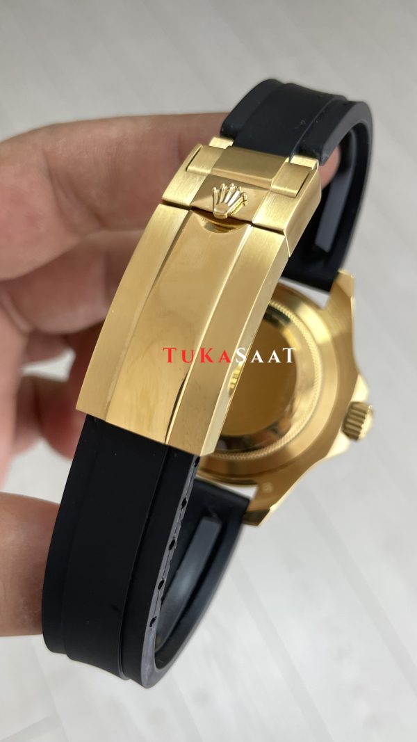 Rolex Yacht Master Oysterflex Rubber 226658 Gold 42mm Replika Saat Rolex Yacht Master Oysterflex Rubber 226658 Gold 42mm Replika Saat