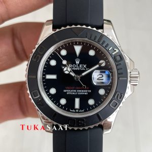 Rolex Yacht Master Oysterflex Rubber 226659 Silver 42mm Replika Saat