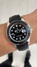 Rolex Yacht Master Oysterflex Rubber 226659 Silver 42mm Replika Saat