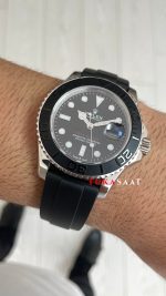 Rolex Yacht Master Oysterflex Rubber 226659 Silver 42mm Replika Saat