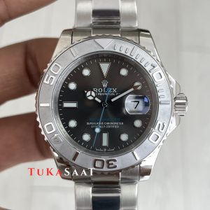 Rolex Yacht Master Rhodium 126622 Gri 40mm Replika Saat