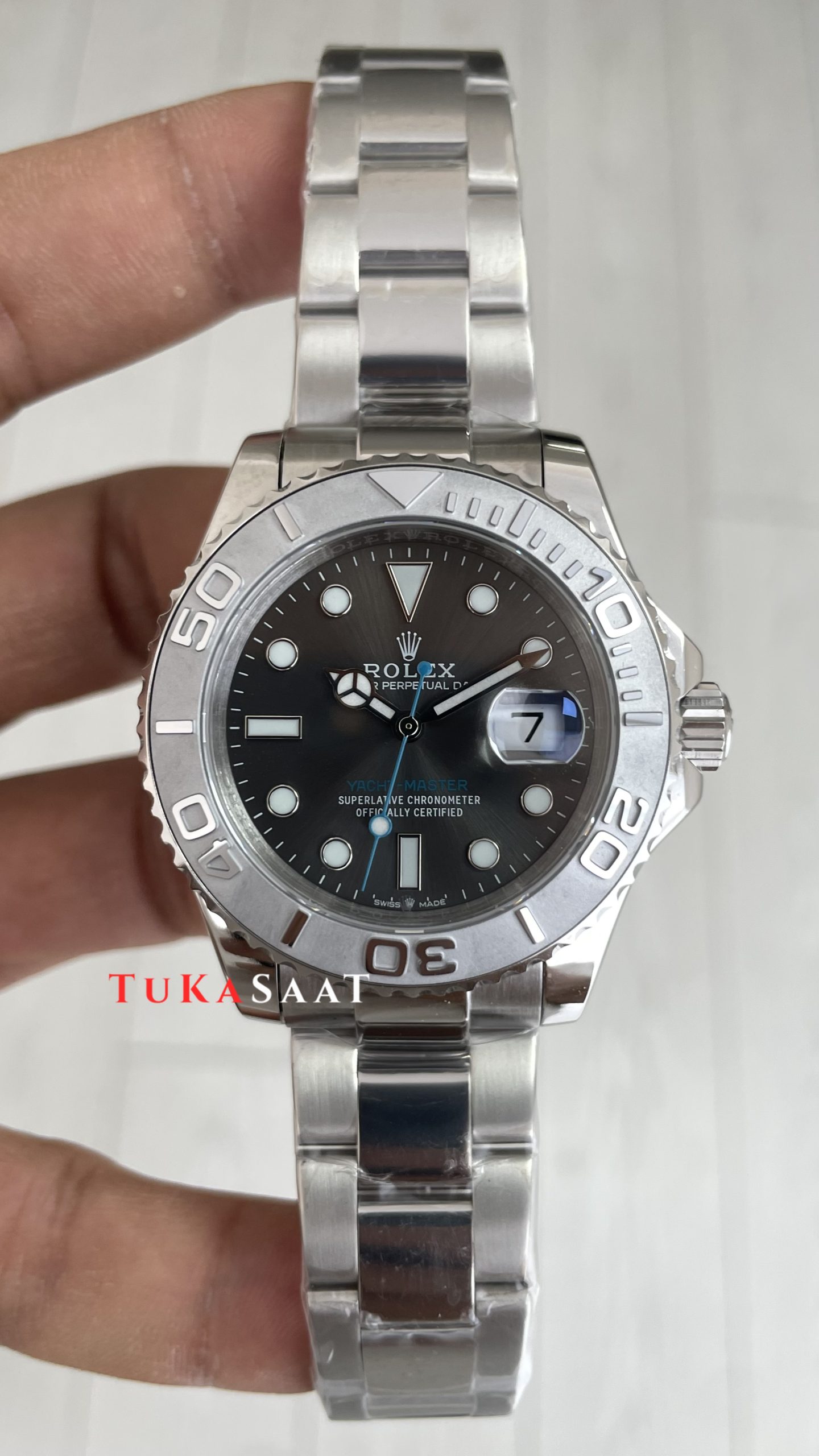 Rolex Yacht Master Rhodium 126622 Gri 40mm Replika Saat Rolex Yacht Master Rhodium 126622 Gri 40mm Replika Saat