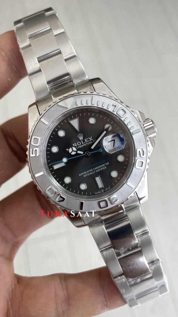 Rolex Yacht Master Rhodium 126622 Gri 40mm Replika Saat Rolex Yacht Master Rhodium 126622 Gri 40mm Replika Saat