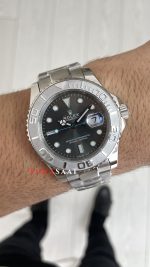 Rolex Yacht Master Rhodium 126622 Gri 40mm Replika Saat
