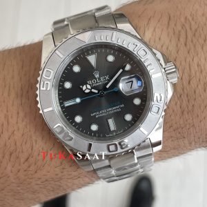 Rolex Yacht Master Rhodium 126622 Gri 40mm Replika Saat