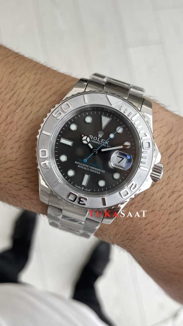 Rolex Yacht Master Rhodium 126622 Gri 40mm Replika Saat Rolex Yacht Master Rhodium 126622 Gri 40mm Replika Saat