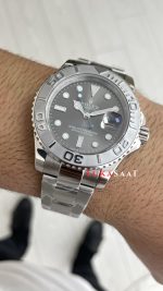 Rolex Yacht Master Rhodium 126622 Gri 40mm Replika Saat
