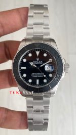 Rolex Yacht Master RLX Titanium 226627 Oyster Siyah Kadran 42mm Replika Saat