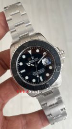 Rolex Yacht Master RLX Titanium 226627 Oyster Siyah Kadran 42mm Replika Saat