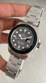 Rolex Yacht Master RLX Titanium 226627 Oyster Siyah Kadran 42mm Replika Saat