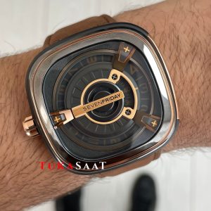 SevenFriday Kahverengi M Serisi M2/02 Brown Rose 47mm Replika Saat