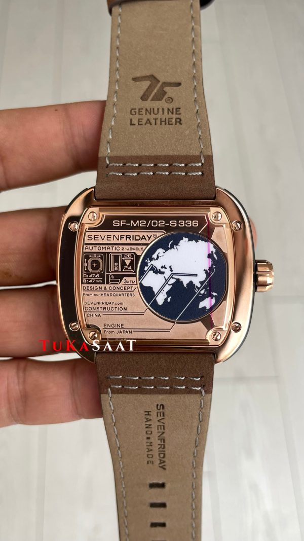 SevenFriday Kahverengi M Serisi M2/02 Brown Rose 47mm Replika Saat SevenFriday Kahverengi M Serisi M2/02 Brown Rose 47mm Replika Saat