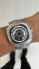 SevenFriday P Serisi SF-P1B/01M Silver 47mm Replika Saat