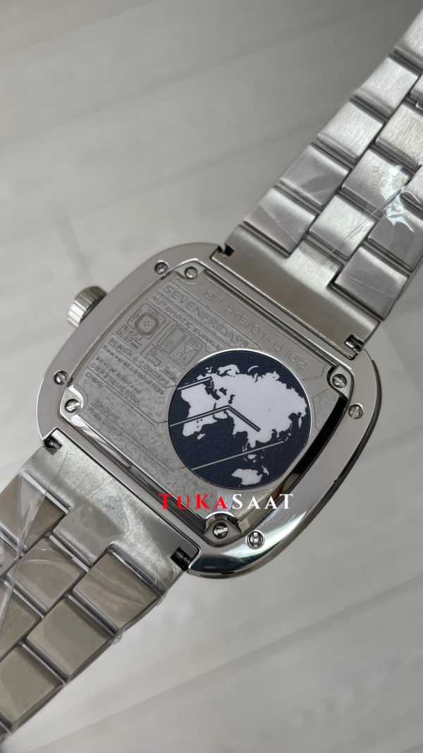 SevenFriday P Serisi SF-P1B/01M Silver 47mm Replika Saat SevenFriday P Serisi SF-P1B/01M Silver 47mm Replika Saat