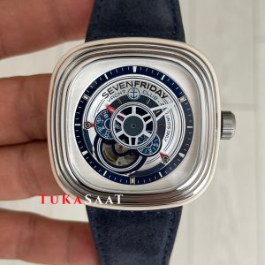 SevenFriday Yacht Club P Series P3/06 Silver Blue 47 mm Replika Saat