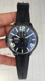 U-Boat Capsoil Chrono 8109/E DLC Siyah 45mm Replika Saat