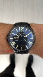 U-Boat Capsoil Chrono 8109/E DLC Siyah 45mm Replika Saat