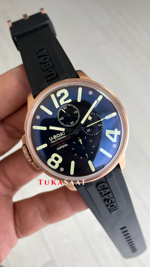 U-Boat Capsoil Chrono Rose 45mm Replika Saat U-Boat Capsoil Chrono Rose 45mm Replika Saat