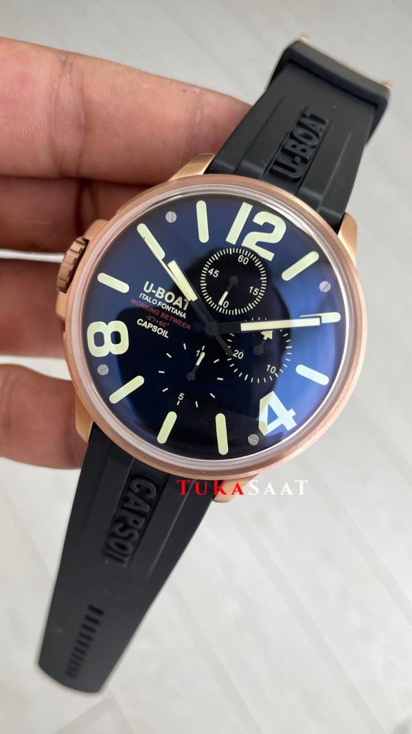 U-Boat Capsoil Chrono Rose 45mm Replika Saat U-Boat Capsoil Chrono Rose 45mm Replika Saat