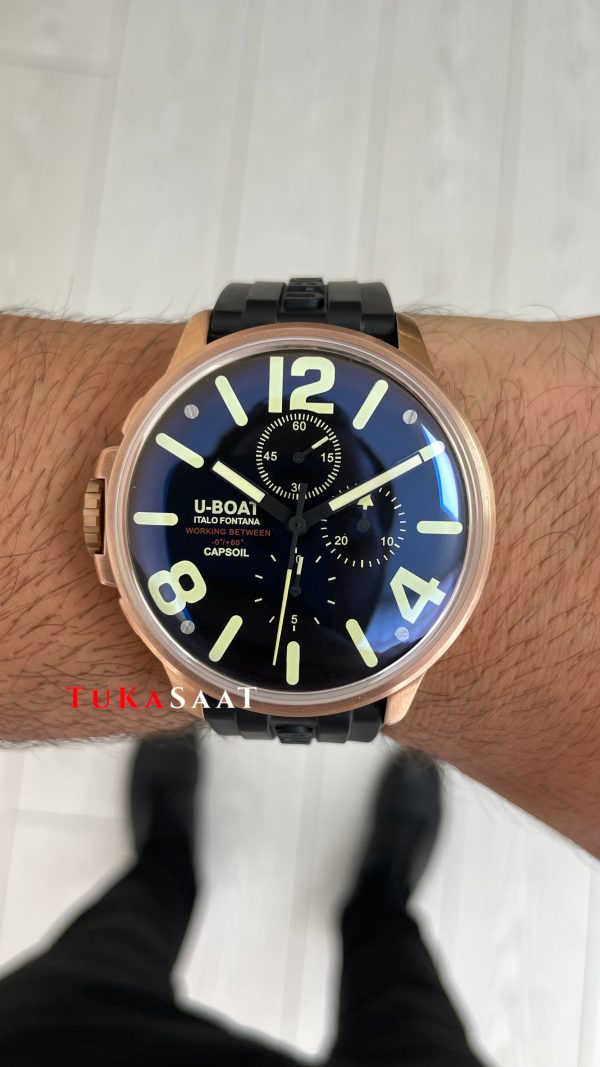 U-Boat Capsoil Chrono Rose 45mm Replika Saat U-Boat Capsoil Chrono Rose 45mm Replika Saat