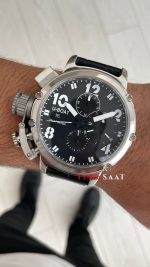 U-Boat Chimera Sideview Siyah Kadran 46mm Replika Saat