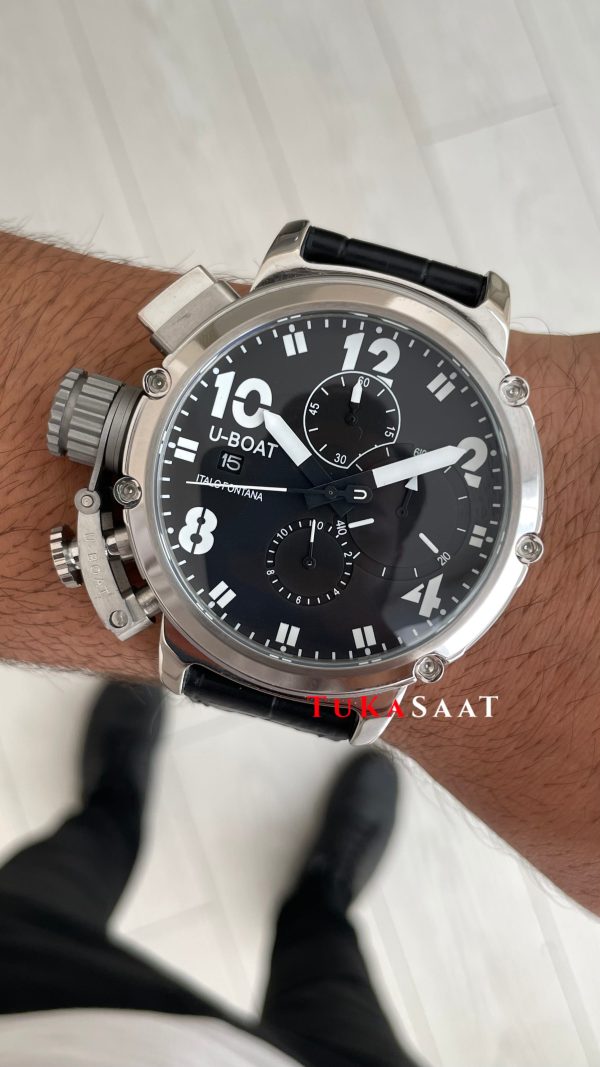 U-Boat Chimera Sideview Siyah Kadran 46mm Replika Saat