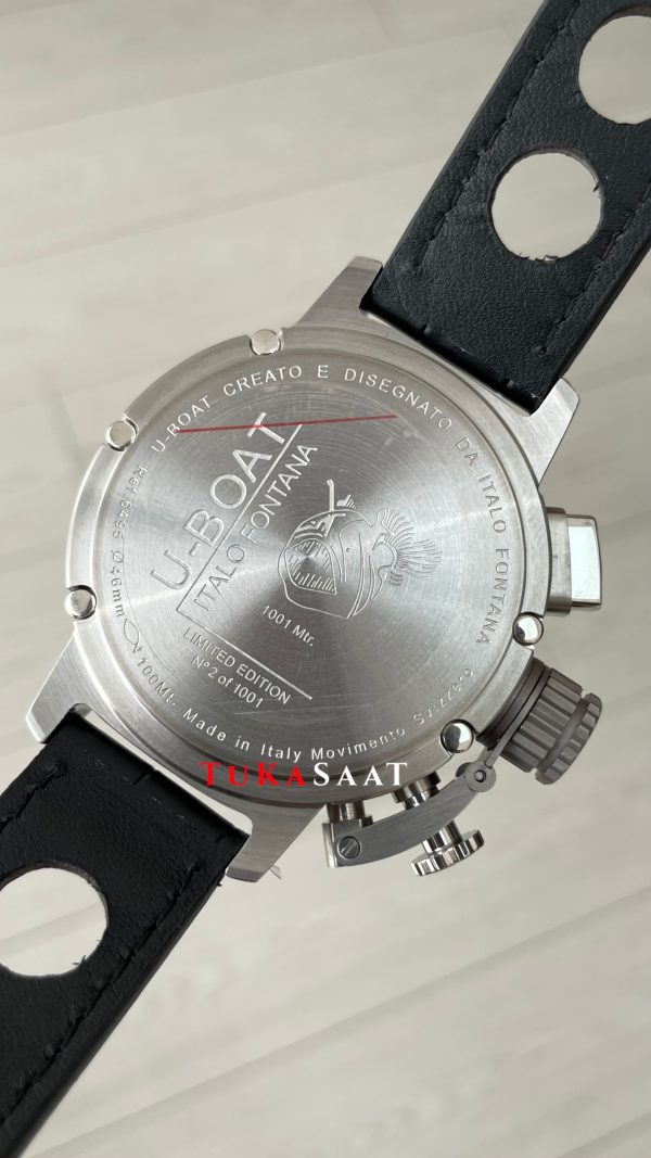 U-Boat Chimera Sideview Siyah Kadran 46mm Replika Saat