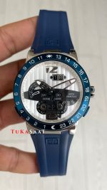 Ulysse Nardin El Toro GMT Perpetual Calendar Executive Beyaz Kadran 43mm Blue Silver Replika Saat
