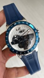 Ulysse Nardin El Toro GMT Perpetual Calendar Executive Beyaz Kadran 43mm Blue Silver Replika Saat