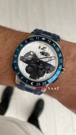 Ulysse Nardin El Toro GMT Perpetual Calendar Executive Beyaz Kadran 43mm Blue Silver Replika Saat