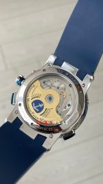 Ulysse Nardin El Toro GMT Perpetual Calendar Executive Beyaz Kadran 43mm Blue Silver Replika Saat