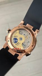 Ulysse Nardin El Toro GMT Perpetual Calendar Executive Beyaz Kadran 43mm Rose Replika Saat