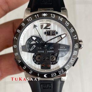 Ulysse Nardin El Toro GMT Perpetual Executive Beyaz Kadran 43mm Replika Saat