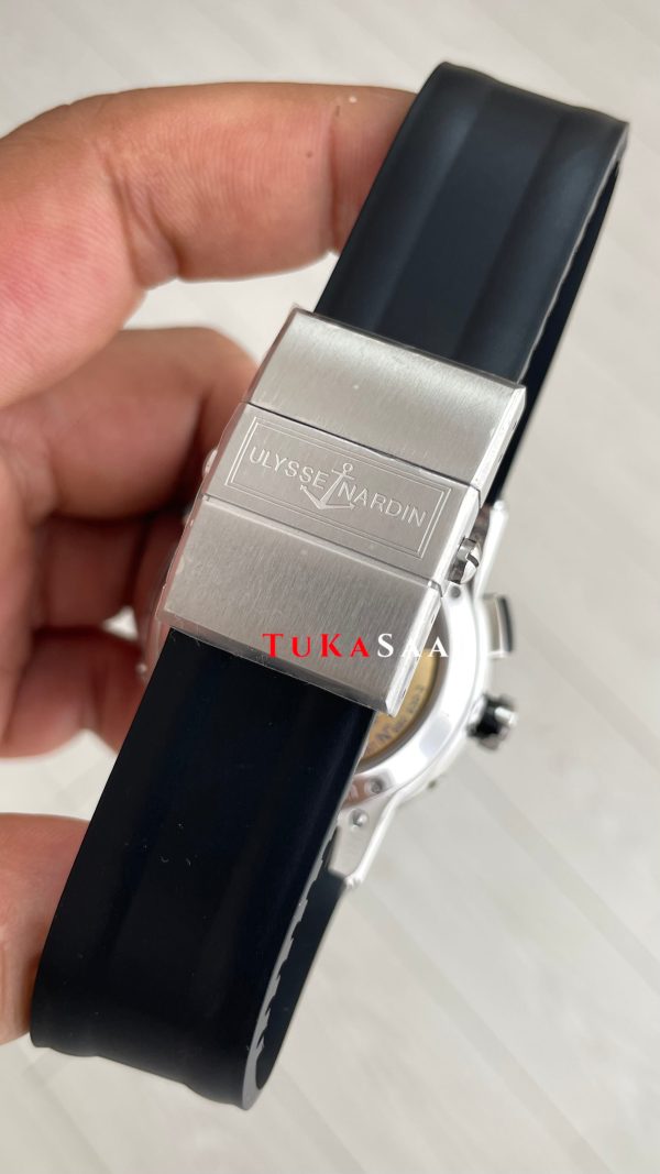 Ulysse Nardin El Toro GMT Perpetual Executive Beyaz Kadran 43mm Replika Saat Ulysse Nardin El Toro GMT Perpetual Executive Beyaz Kadran 43mm Replika Saat