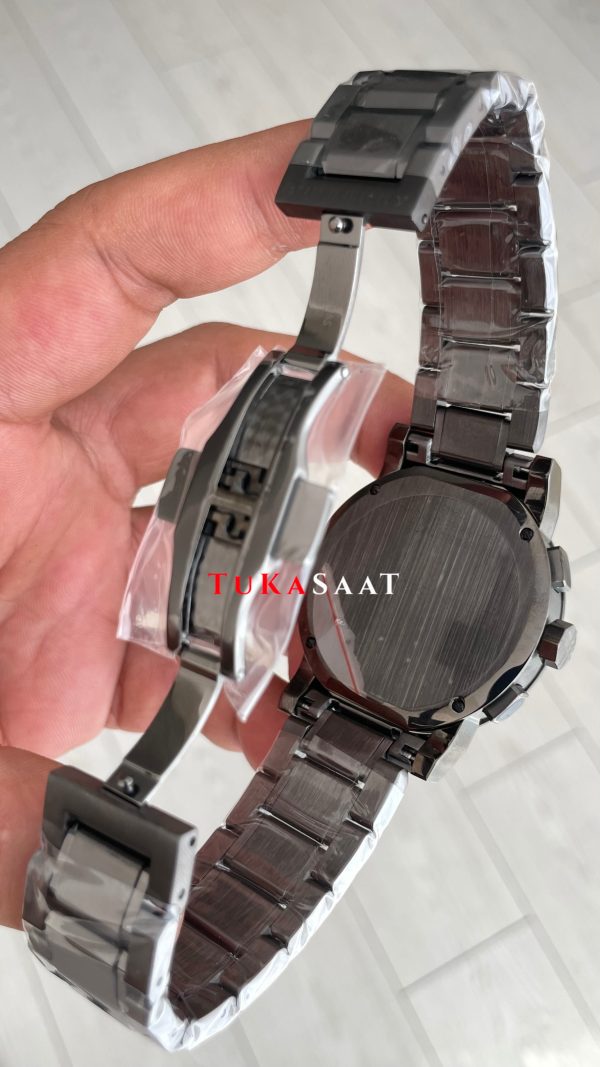 Burberry BU9365 The City Gunmetal Chronograph Mavi 42mm Replika Saat