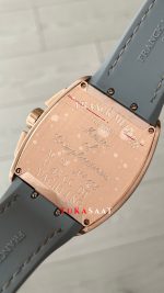 Franck Muller Vanguard Chronograph Gri V45CCDT Rose 44mm Super Clone Swiss ETA Saat ABF Factory
