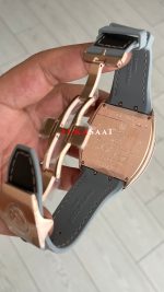 Franck Muller Vanguard Chronograph Gri V45CCDT Rose 44mm Super Clone Swiss ETA Saat ABF Factory