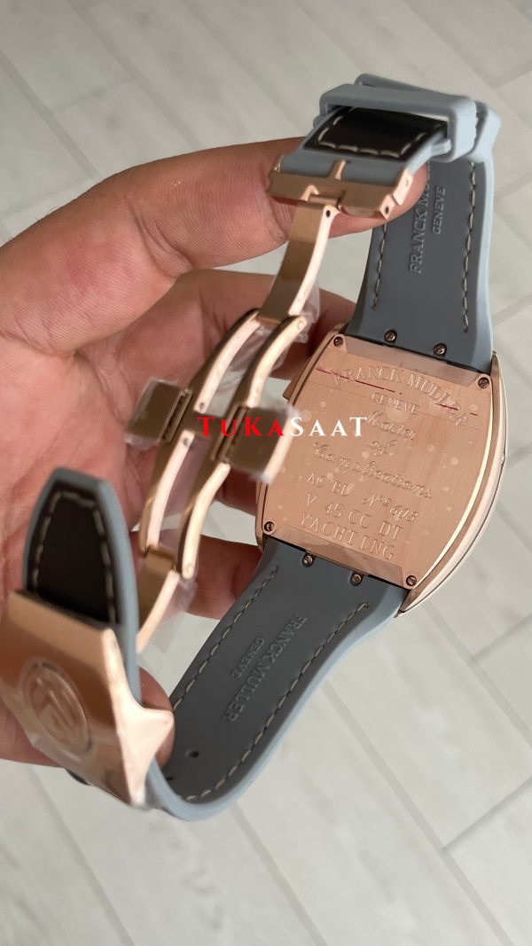 Franck Muller Vanguard Chronograph Gri V45CCDT Rose 44mm Super Clone Swiss ETA Saat ABF Factory Franck Muller Vanguard Chronograph Gri V45CCDT Rose 44mm Super Clone Swiss ETA Saat ABF Factory