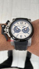 Graham Chronofighter Oversize Beyaz 47mm Replika Saat