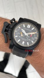Graham Chronofighter Oversize Black PVD 47mm Replika Saat