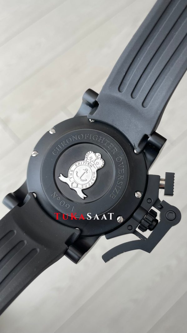 Graham Chronofighter Oversize Black PVD 47mm Replika Saat Graham Chronofighter Oversize Black PVD 47mm Replika Saat