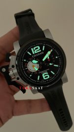 Graham Chronofighter Oversize Siyah 47mm Replika Saat