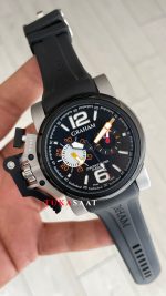 Graham Chronofighter Oversize Siyah 47mm Replika Saat