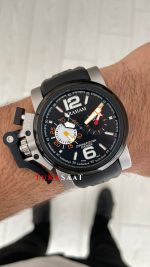 Graham Chronofighter Oversize Siyah 47mm Replika Saat
