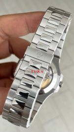Patek Philippe Nautilus 5726 Annual Calendar Moonphase Silver Mavi Kadran Super Clone Swiss ETA Saat GR Factory